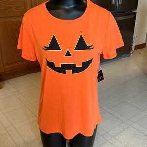 Pumpkin t-shirt and ghost socks. New with tags